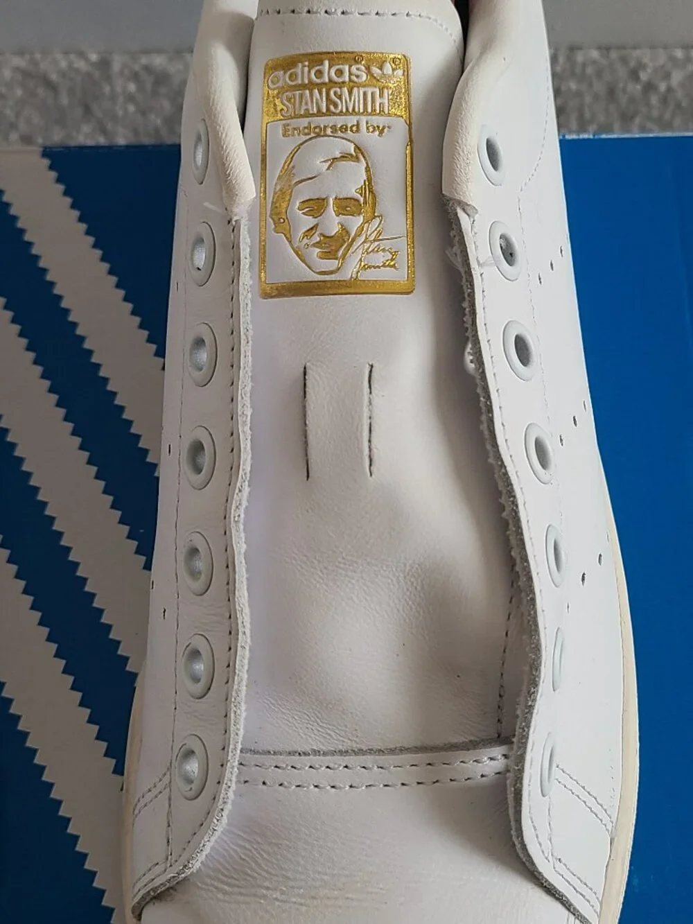 Adidas Stan Smith Tennis Shoes - Cloud White/Wonder White - Men's Size 8